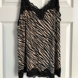 Lane Bryant Lace trimmed camisole